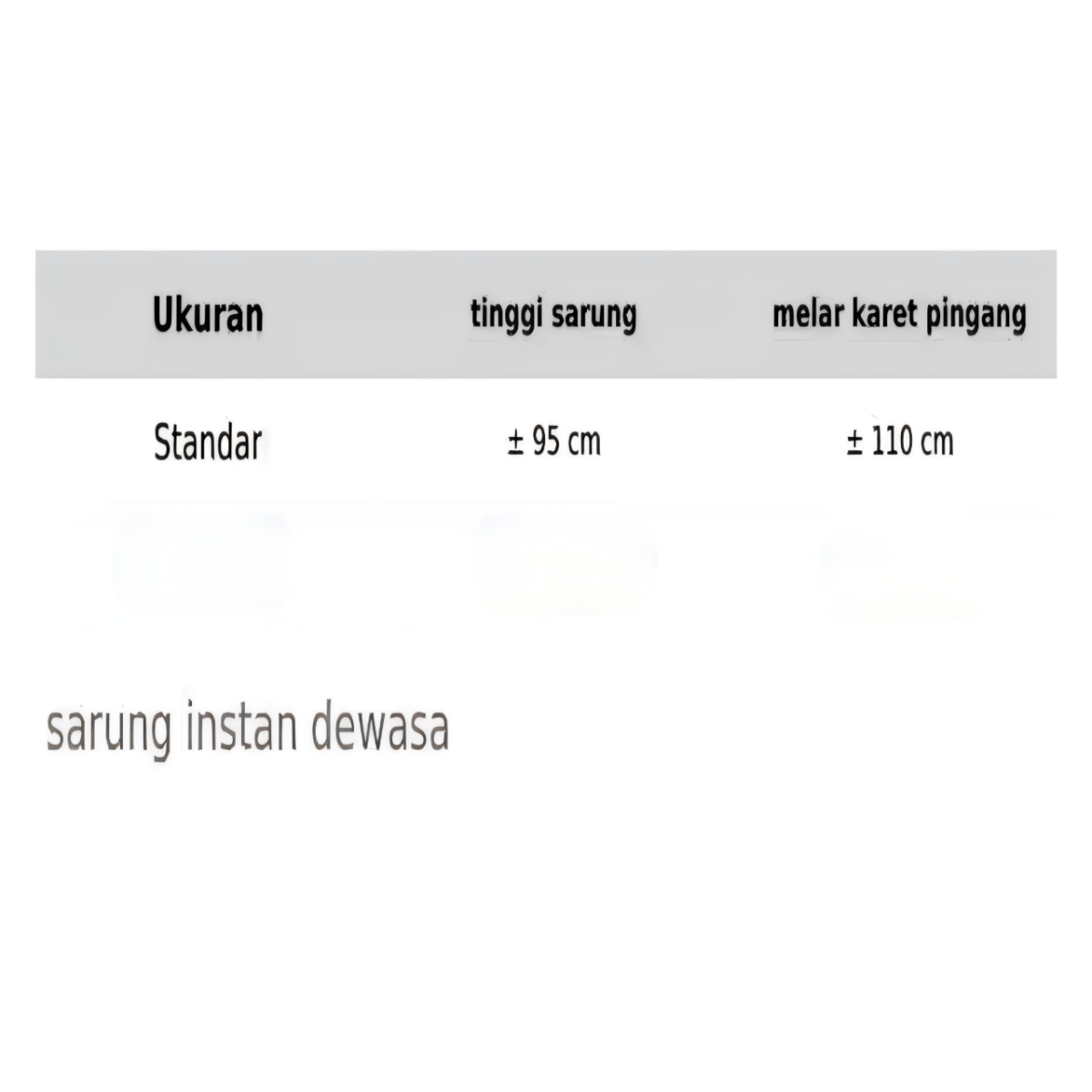 Sarung Instan Pria Dewasa