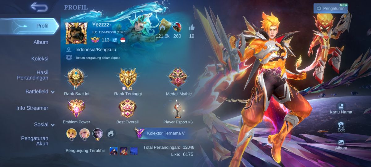 Akun Game Mobile Legends